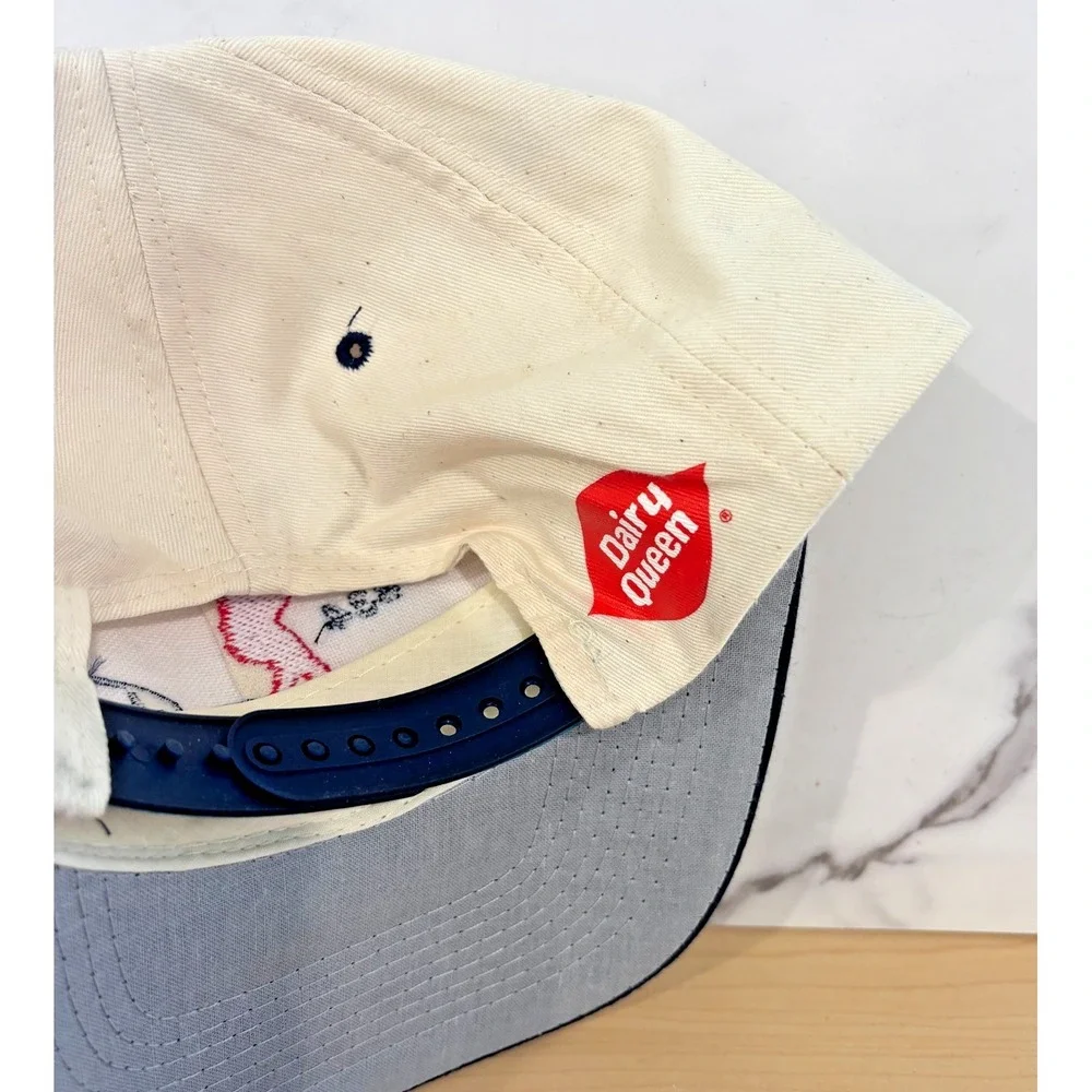Vintage Kirby Puckett #34 Minnesota Twins Dairy Queen Snapback Hat MLB Cap